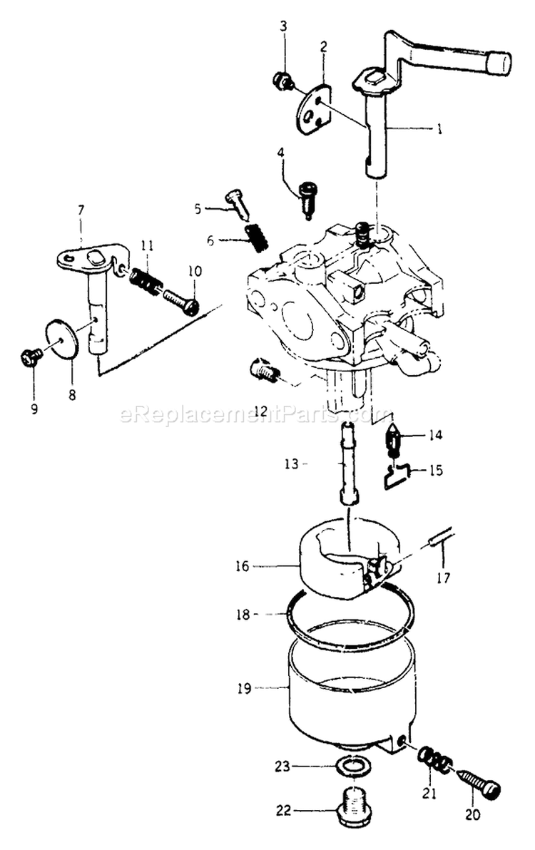 Page B Diagram and Parts List for 8845-0  Briggs and Stratton Generator